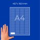 Avery Zweckform L6021REV-25 nyomtatható öntapadós visszaszedhető függőmappa címke