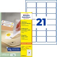Avery Zweckform L6023REV-25 nyomtatható öntapadós visszaszedhető etikett címke
