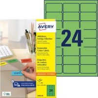 Avery Zweckform L6033-20 nyomtatható öntapadós visszaszedhető színes etikett címke