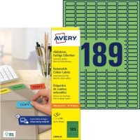 Avery Zweckform L6049-20 nyomtatható öntapadós visszaszedhető színes etikett címke