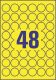 Avery Zweckform L6128-20 nyomtatható öntapadós időjárásálló etikett címke