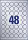 Avery Zweckform L6129-20 nyomtatható öntapadós ezüst ipari etikett címke