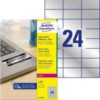 Avery Zweckform L6133-20 nyomtatható öntapadós ezüst ipari etikett címke
