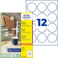 Avery Zweckform L7104REV-25 kör alakú nyomtatható öntapadós etikett címke