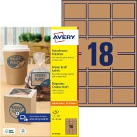 Avery Zweckform L7110-25 nyomtatható újrahasznosított öntapadós termék címke
