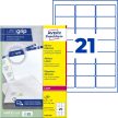 Avery Zweckform L7160-100 nyomtatható öntapadós címzés címke
