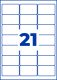 Avery Zweckform L7160-100 nyomtatható öntapadós címzés címke