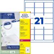Avery Zweckform L7160-250 nyomtatható öntapadós címzés címke