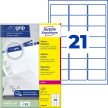 Avery Zweckform L7160-40 nyomtatható öntapadós címzés címke