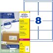 Avery Zweckform L7165-100 nyomtatható öntapadós csomag címke