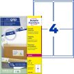 Avery Zweckform L7169-100 nyomtatható öntapadós csomag címke