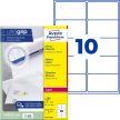 Avery Zweckform L7173-100 nyomtatható öntapadós címzés címke