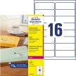 Avery Zweckform L7562-25 nyomtatható öntapadós átlátszó címzés címke