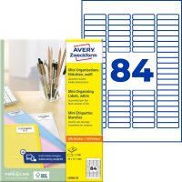 Avery Zweckform L7656-25 nyomtatható öntapadós mini rendszerező címke