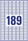 Avery Zweckform L7658-25 nyomtatható öntapadós mini rendszerező címke