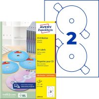 Avery Zweckform L7676-25 SuperSize nyomtatható öntapadós CD címke