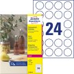 Avery Zweckform L7780-25 nyomtatható öntapadós víztiszta átlátszó termék címke