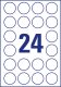 Avery Zweckform L7780-25 nyomtatható öntapadós víztiszta átlátszó termék címke
