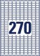 Avery Zweckform L7785-25 nyomtatható öntapadós víztiszta átlátszó termék címke