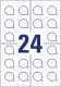 Avery Zweckform L7804-10 nyomtatható öntapadós visszaszedhető felülvizsgálati címke