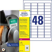 Avery Zweckform L7911-10 nyomtatható öntapadós ultra ellenálló etikett címke
