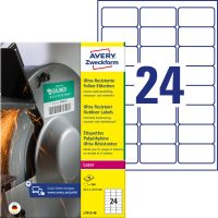 Avery Zweckform L7912-40 nyomtatható öntapadós ultra ellenálló etikett címke