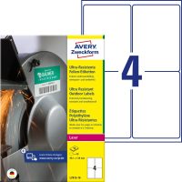Avery Zweckform L7915-10 nyomtatható öntapadós ultra ellenálló etikett címke