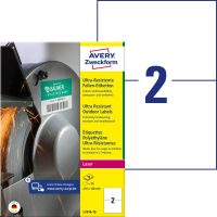 Avery Zweckform L7916-10 nyomtatható öntapadós ultra ellenálló etikett címke