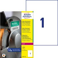 Avery Zweckform L7917-10 nyomtatható öntapadós ultra ellenálló etikett címke