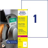 Avery Zweckform L7917-40 nyomtatható öntapadós ultra ellenálló etikett címke