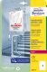 Avery Zweckform L8001-10 nyomtatható öntapadós antimikrobiális etikett címke