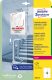 Avery Zweckform L8003-10 nyomtatható öntapadós antimikrobiális etikett címke