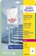 Avery Zweckform L8003REV-10 nyomtatható öntapadós antimikrobiális etikett címke