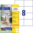 Avery Zweckform LR3427-10 nyomtatható újrahasznosított öntapadós etikett címke