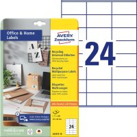 Avery Zweckform LR3475-10 nyomtatható újrahasznosított öntapadós etikett címke