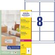 Avery Zweckform LR7165-100 nyomtatható újrahasznosított öntapadós csomag címke Avery Zweckform LR7165-100 nyomtatható újrahasznosított öntapadós csomag címke