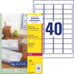 Avery Zweckform LR7654-100 nyomtatható újrahasznosított öntapadós címzés címke Avery Zweckform LR7654-100 nyomtatható újrahasznosított öntapadós címzés címke