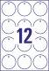 Avery Zweckform T3004-10 lézernyomtatóval nyomtatható kétoldalas függőcímke
