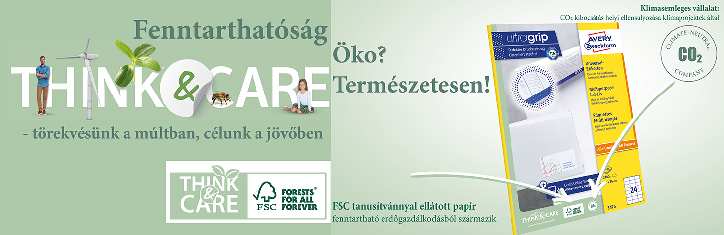 Fenntarthatóság az Avery Zweckformnál Fenntarthatóság az Avery Zweckformnál